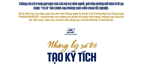 Học Công nghệ kỹ thuật ô tô tại HUTECH: Tự tay chế tạo xe - Ảnh 1.