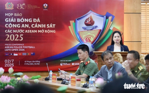 giải bóng đá công an - Ảnh 1.