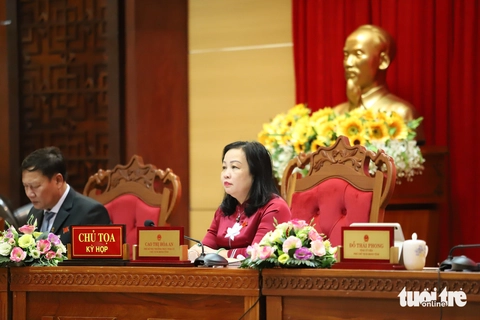 Bà Cao Thị Hòa An làm chủ tịch HĐND tỉnh Đắk Lắk mới - Ảnh 1.