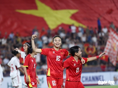 Thắng UAE 6-0, tuyển nữ Việt Nam ở gần vé dự Asian Cup nữ 2026 - Ảnh 1.
