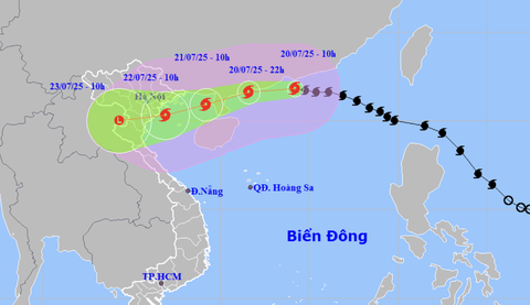 Bão số 3 mạnh lên đầu cấp 12, giật cấp 15 - Ảnh 1.