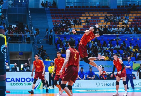 Bóng chuyền nam Việt Nam thắng Philippines tại chặng 2 SEA V.League - Ảnh 1.