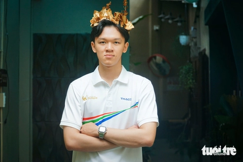 Nam sinh Khánh Hòa vào chung kết Olympia: Chiến thắng bản thân là chiến thắng tuyệt vời nhất - Ảnh 1. Olympia - Ảnh 1.