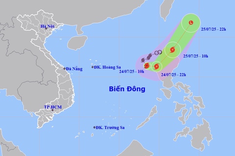 Vì sao bão Cỏ May đi ngược ra biển, khác với quy luật thông thường? - Ảnh 1.