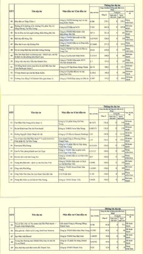 83 dự án phải thanh tra theo kế hoạch của Thanh tra Chính phủ tại Khánh Hòa- Ảnh 6.