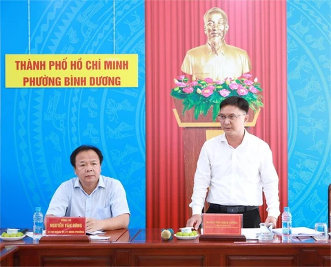 Phường Bình Dương sẵn sàng cho đại hội Đảng bộ đầu tiên sau sáp nhập - Ảnh 1.