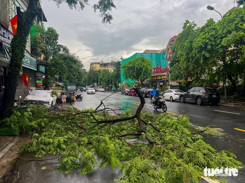 Rác nổi trắng sông Tô Lịch sau trận mưa lớn, trôi từ thượng nguồn về phía hạ nguồn - Ảnh 7.