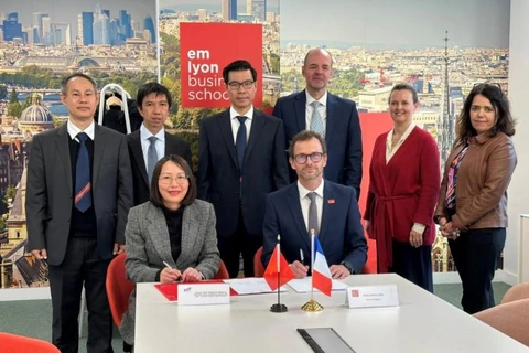 Trường Đại học Tôn Đức Thắng hợp tác với Trường Kinh doanh emlyon, Pháp - Ảnh 1.
