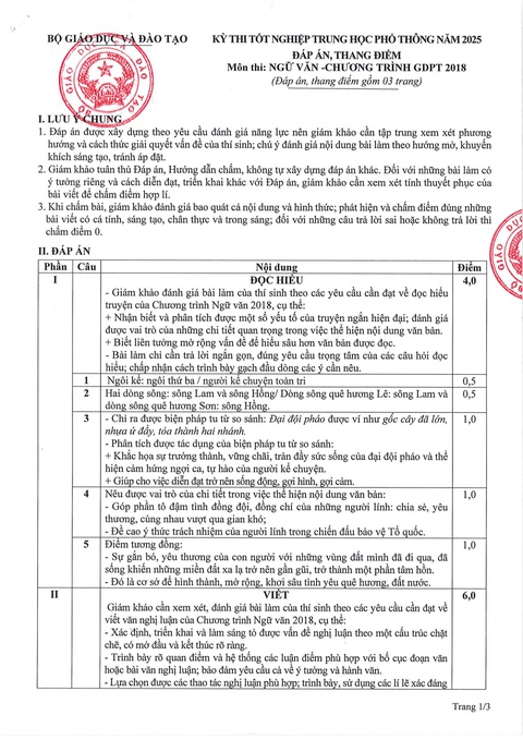 đáp án - Ảnh 2.