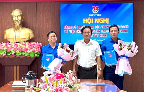 Anh Trần Hải Phú làm bí thư Tỉnh Đoàn Tây Ninh - Ảnh 1.