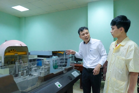 Một giờ học cùng 'trái tim' nhà máy điện hạt nhân ở Trường đại học Điện lực - Ảnh 1. đại học điện lực - Ảnh 1.