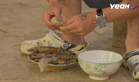 Chi tiết gây tranh luận trong Gia đình Haha: Miền núi không có tôm thật hả? - Ảnh 2. Gia đình Haha - Ảnh 2.