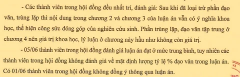 Luận án tiến sĩ đạo văn phải bị loại bỏ ngay từ đầu! - Ảnh 2.
