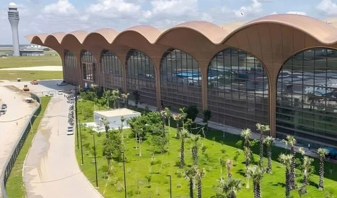 Sân bay quốc tế Techo mới ở Campuchia sẽ đón chuyến bay đầu tiên vào tháng 9 - Ảnh 1. Campuchia - Ảnh 1.