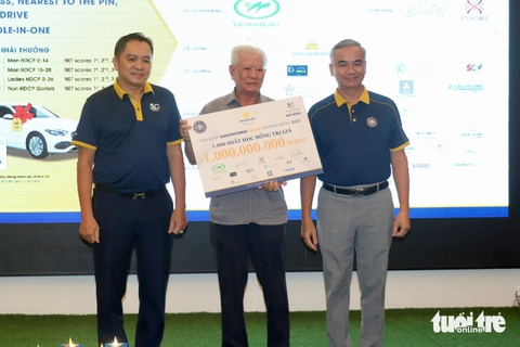 Giải Golf Saigontourist Group vì cộng đồng lần thứ 19 quyên góp 1.000 suất học bổng - Ảnh 1. Giải golf Saigontourist Group Vì cộng đồng lần thứ 19 quyên góp 1.000 suất học bổng - Ảnh 1.