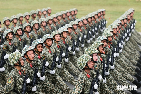 Tận mắt thấy khí tài quân sự hiện đại nhất 80 năm qua tại Trung tâm Huấn luyện quốc gia - Ảnh 14. Cận cảnh dàn khí tài uy lực của Quân đội nhân dân Việt Nam tham gia diễu binh Quốc khánh 2-9 - Ảnh 18.
