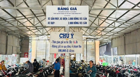 Chủ tịch TP Cần Thơ chỉ đạo rà soát thu phí giữ xe tại bãi xe công cộng - Ảnh 1.