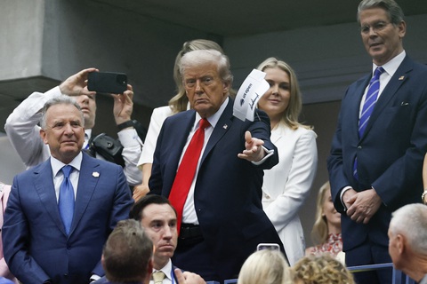 Tổng thống Donald Trump gây 'hỗn loạn' ở chung kết US Open 2025 - Tuổi Trẻ  Online