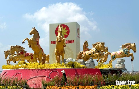 An Giang làm đại cảnh Mã đáo thành công được người dân ưa thích - Ảnh 1.