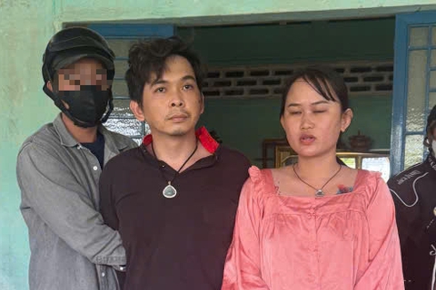 Bắt vợ chồng chém chết người gây xôn xao ở Tây Ninh rồi trốn về An Giang - Ảnh 2.