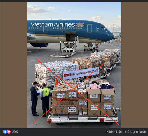 Việt Nam bác thông tin viện trợ nhân đạo 60 tấn hàng hóa cho Iran - Ảnh 1.