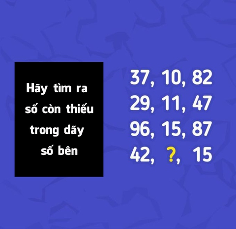 Thử thách IQ với câu đố tư duy trong 1 phút - Ảnh 10. Thử thách IQ với câu đố tư duy trong 1 phút - Ảnh 10.