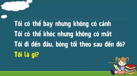 Đố vui: Cái gì không có cánh mà biết bay? - Ảnh 1. Đố vui: Cái gì không có cánh mà biết bay? - Ảnh 1.