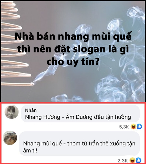 Vua Còm 31/7: Bán nhang mùi quế, dân mạng đặt slogan cười... xỉu! - Tuổi Trẻ Online