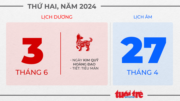 1. Thứ hai, ngày 3 tháng 6 năm 2024 1. Thứ hai, ngày 3 tháng 6 năm 2024