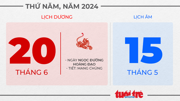 10. Thứ năm, ngày 20 tháng 6 năm 2024 10. Thứ năm, ngày 20 tháng 6 năm 2024