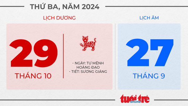 13. Thứ ba, ngày 29 tháng 10 năm 2024 13. Thứ ba, ngày 29 tháng 10 năm 2024