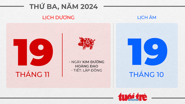 10. Thứ ba, ngày 19 tháng 11 năm 2024 10. Thứ ba, ngày 19 tháng 11 năm 2024