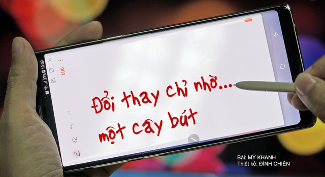 Đổi thay chỉ nhờ... một cây bút