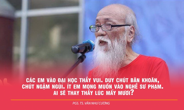Ít em mong vào sư phạm, ai sẽ thay thầy lúc mấy mươi? - Ảnh 5. Ít em mong vào sư phạm, ai sẽ thay thầy lúc mấy mươi? - Ảnh 5.