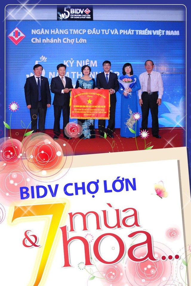 BIDV Chợ Lớn và 7 mùa hoa...