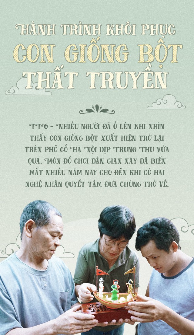 Hành trình khôi phục con giống tò he thất truyền