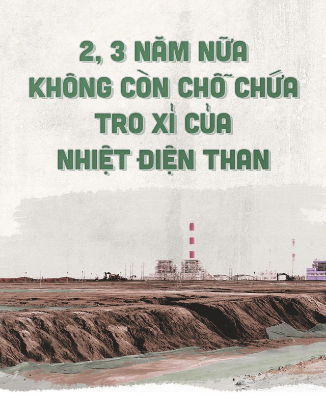 Sẽ không còn chỗ chứa tro xỉ của nhiệt điện than?