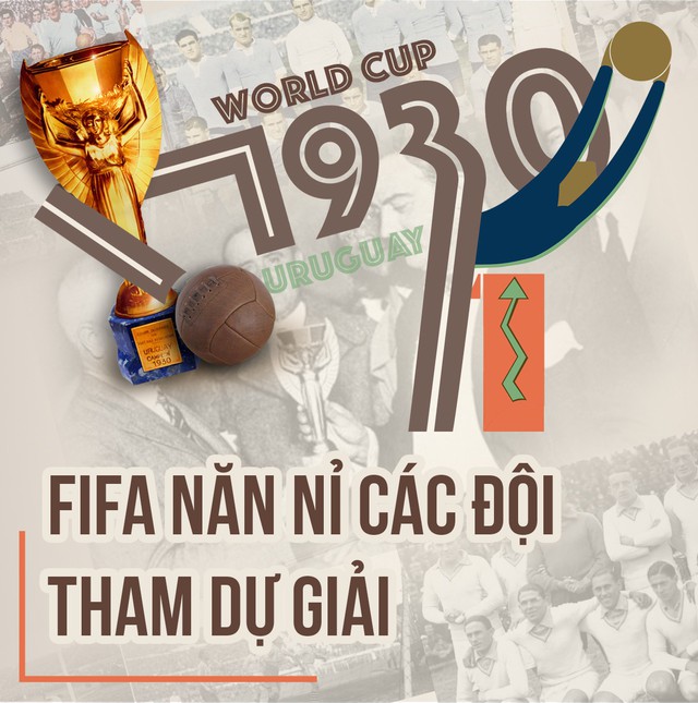 World Cup 1930: FIFA năn nỉ các đội tham dự giải