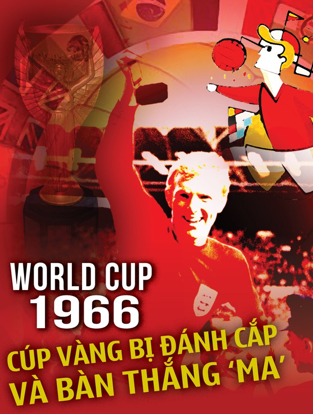 World Cup 1966: Cúp vàng bị đánh cắp và bàn thắng ‘ma’