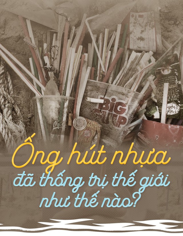 Thế giới 'ngập chìm' trong ống hút nhựa