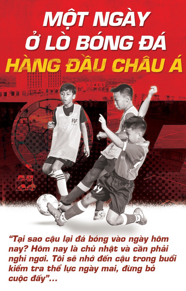 Một ngày ở lò bóng đá hàng đầu châu Á