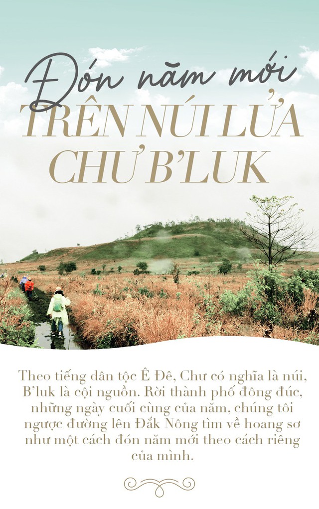 Đón năm mới trên núi lửa Chư B’luk