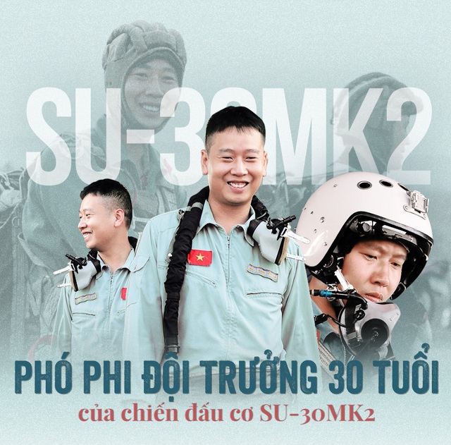 Phó phi đội trưởng 30 tuổi của chiến đấu cơ Su-30MK2