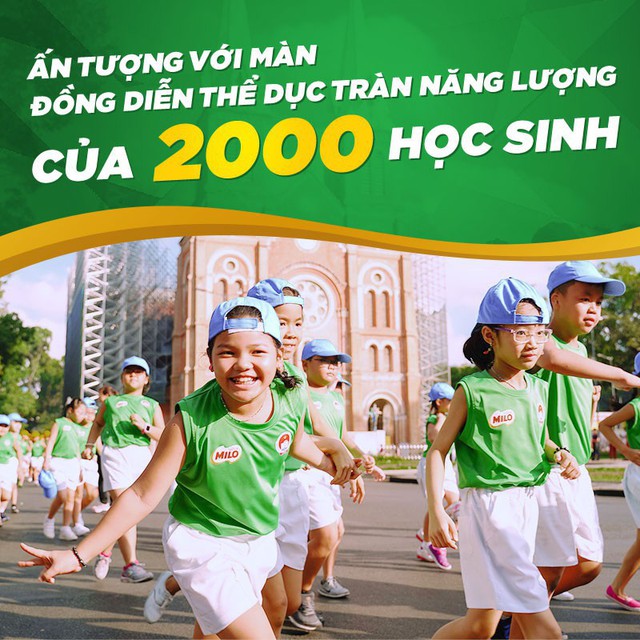 Ấn tượng với màn đồng diễn thể dục tràn năng lượng của 2.000 học sinh