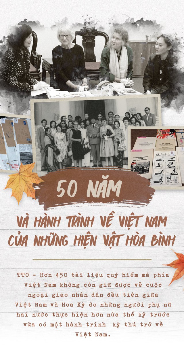 Những người phụ nữ và hành trình của những hiện vật hòa bình