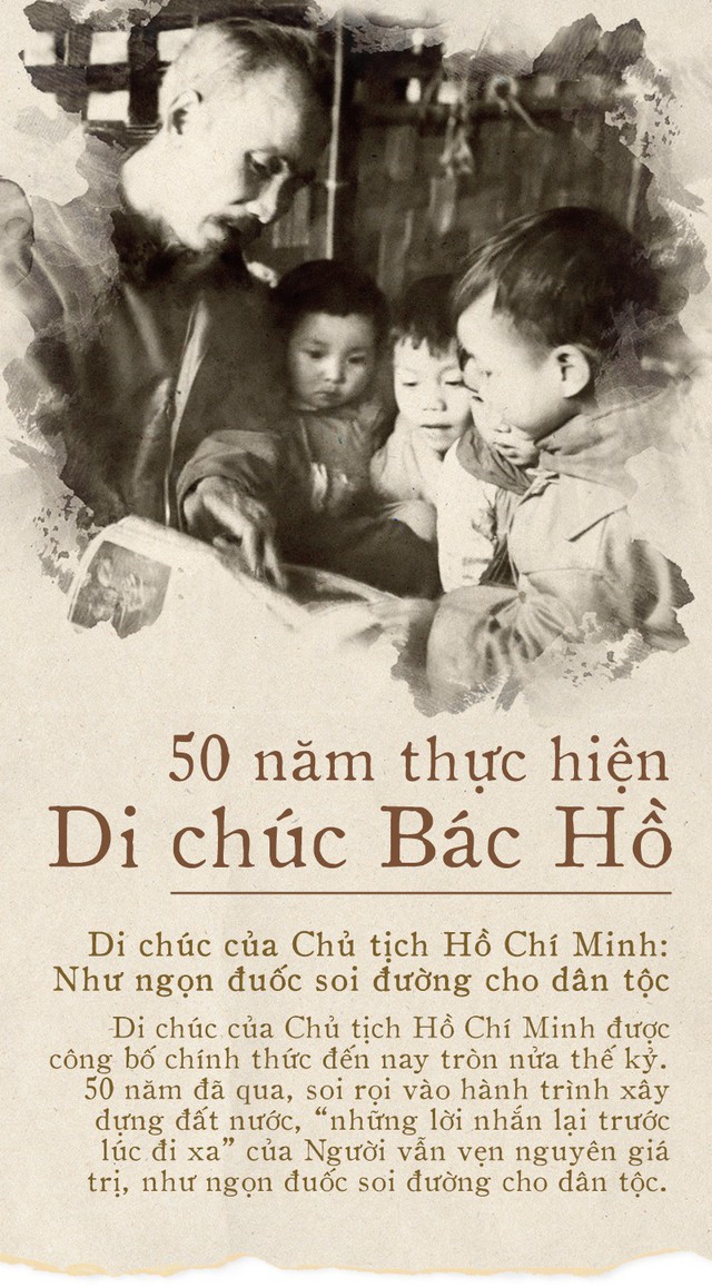 Di chúc của Chủ tịch Hồ Chí Minh: Như ngọn đuốc soi đường cho dân tộc