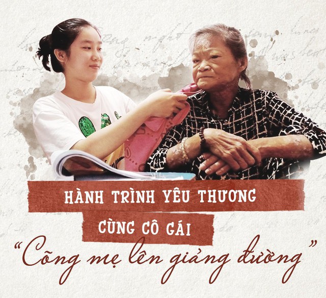 Hành trình yêu thương cùng cô gái 'Cõng mẹ lên giảng đường'
