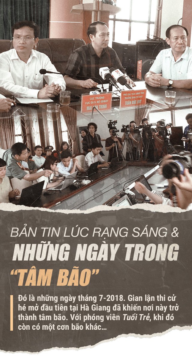 Bản tin lúc rạng sáng và những ngày trong 'tâm bão'