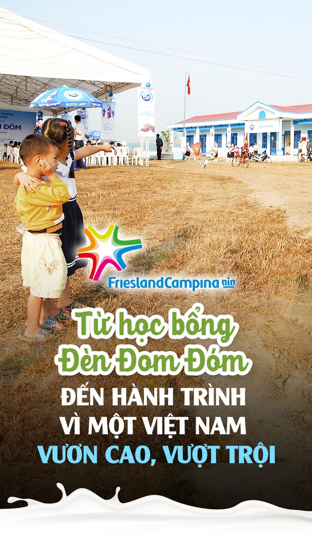 FCV: FrieslandCampina VN - từ học bổng Đèn Đom Đóm đến hành trình vì một VN vươn cao, vượt trội