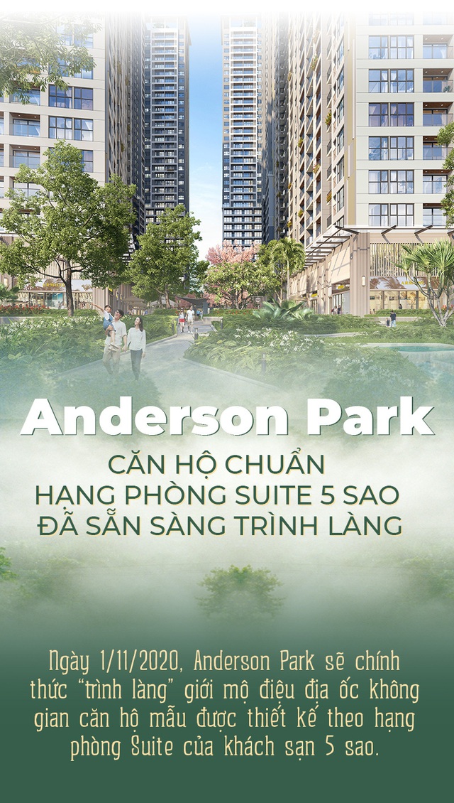 Anderson Park - căn hộ chuẩn hạng phòng Suite 5 sao đã sẵn sàng trình làng